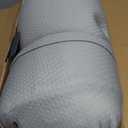 DONAMA Cervical Pillow for Neck and Shoulder,Contour Memory Foam Pillow,Ergonomic Neck Support Pillow for Side Back Stomach Sleepers with Pillowcase-Standard Size (Standard Size 21.65"Lx12.12"Wx4.13"H, Light Grey)