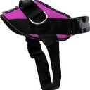 ShawnCo Essential Dog Harness, No-Pull Pet Vest with 3 Leash Clips, No Choke, Reflective, Adjustable and Padded, for Easy Walking and Training for Small, Medium and Large Dogs (Orchid, M)