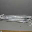 8 Pieces Clear Bubble Umbrella - Auto Open Dome Windproof for Rain, Wedding, Bride Groom Gifts, Bridal Party, Outing, Graduation, Prom - Transparent With J Hook Handle