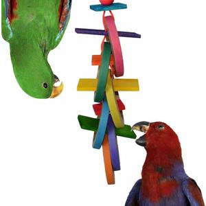 Super Bird Creations SB625 Olympic Rings Bird Toy, Large Bird Size, 15 x 4 x 4