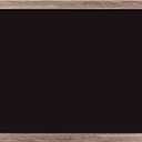 U Brands Magnetic Chalkboard, 24" x 36", Rustic Wood Frame, Premium Matte Surface