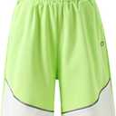 PATPAT Boys Shorts with Pockets, Quick-Dry Breathable Shorts for Running Soccer Basketball, Sports Team Uniform for Kids Teen (Green, M)