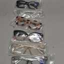 CCVOO Oprah Style Reading Glasses for Women, Stylish Eyeglasses, Blue Light Readers for Women, Cheaters (A1 Mix)