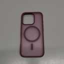 SUPFINE Magnetic for iPhone 16 Pro Case (Compatible with MagSafe) (Military Grade Drop Protection) Slim Translucent Matte Shockproof with Anti-Fingerprint Phone Case,Wine Red