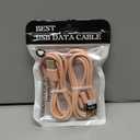Pink Car Accessories USB C Cable 3ft Car Charger for i Phone 17E USB A to C Fast Charging for iPhone 17 Air 15 Pro Max 16 Plus, iPad Air Pro, Samsung Galaxy Z Flip 7/6/5/4/Z Fold SE/A16/A15/A54 2Pack