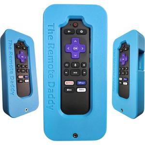 Stops Dog Chewing | Kid-Proof | Locks Battery Compartment | Shock-Absorbing Remote Cover | Prevents Remote Loss | Protective Case for Roku Voice Remote