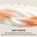 Bedsur Fleece Blankets Queen Size for Bed - GentleSoft Warm, Cozy, Soft & Thick Blanket for Winter, Heavy 500Gsm Anti-Static Design, Ideal for Couch & Sofa, Cream, 90x90 Inch