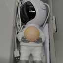 3 in 1 Star Projector with 8 Color Moon Lamp, Astronaut Galaxy Projector, Remote & Timer, 33 Light Effects LED Nebula Night Light for Kids Room Decor, Gift for Teen Boys Girls Birthday (White)