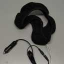 ZJchao Auto Heated Steering Wheel Cover, 90 S Quickly Heating to 100-120 Universal Size for Most Cars Trucks SUVs with Spiral Cable Design Suede Fabric, Diameter 38cm/14.96in