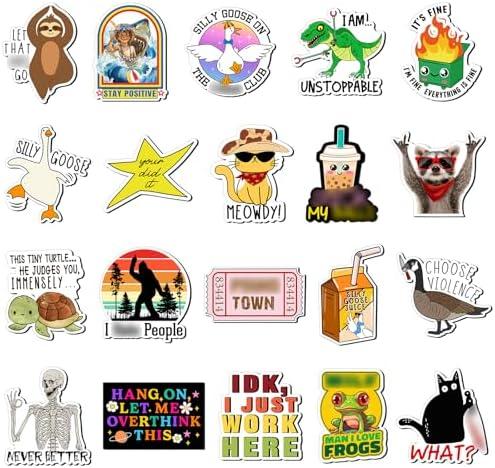 Ceenna 20 Pcs Funny Fridge Magnets Reusable Cute Animals and Words Fun Anime Refrigerator Magnets for Office Work Home Car Locker Cabinet Gifts Decorations(Stylish Style)