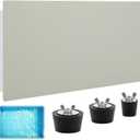 2 x Pool Skimmer Plug Wide Mouth Skimmer Plug Winter with 3 Pcs Pool Winterizing Plugs Stainless Steel, 3 Sizes, 1in, 1.5in, 2in