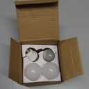 E17 LED Bulb,5W 50W Equivalent, Daylight White 6000K, G14 LED Bulbs E17 Intermediate Base for for Ceiling Fan,Non-Dimmable, 4-Pack