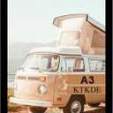 KTKDE A3 Poster Frame Black Woodgrain Picture Frame-11.7x16.5in Photo Frame,Certificate Frame with Plexiglass for Wall Mount or Table Top Display