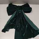 Christmas Decorations - Giant Green Xmas Bow - 70x16 Inch Oversized Red Velvet Christmas Tree Topper - Christmas Ribbon Gift Bow - Indoor/Outdoor Xmas Decor for Home Wreaths/Mantels/Front Door/Wedding