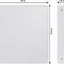 COMIX Sturdy 3 Ring Binder 1 inch with Clear View Cover, 1" Round Ring View Binder, PVC-Free, 2.4mm-Thick, 200 Sheets Capacity of US Letter Size Paper, Office School Supplies, 8 Pack (White)