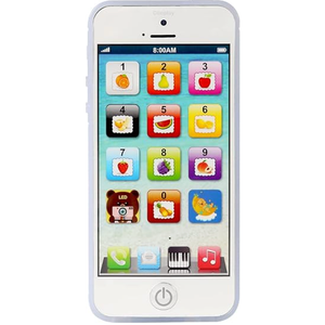 Cooplay Learning Smart Phone Toy Music Lullaby Song Touch Screen Type-C Recharable Cell Phone Mobile Yphone for Toddler Baby