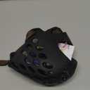 BARKLESS Short Snout Dog Muzzle, Soft Silicone Flat Faced Muzzle for French Bulldog Shih Tzu and Pug for Biting Chewing Licking and Grooming, Allows Panting (S, Head 13-14")