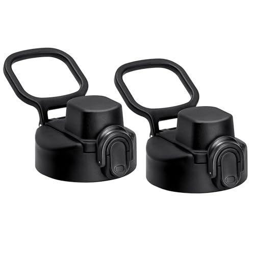 Auto Flip for Hydro Flask 12 16 18 20 32 40 64 oz Wide Mouth, Replacement Spout Lid For HydroFlask Cap Leak Proof BPA Free, Compatible with ThermoFlask Takeya Iron Flask Simple Modern