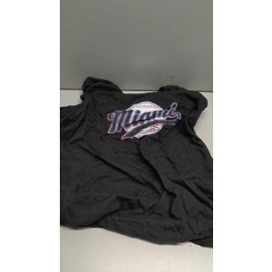 Men's & Women's Short Sleeve Baseball Shirt (Black, Large)