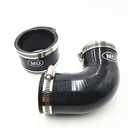 Top Mount Intercooler Hose Kit Black For Subaru 02-07 WRX /04+ STI/04-07 FXT