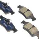 BOSCH BC1122 QuietCast Premium Ceramic Disc Brake Pad Set - Rear
