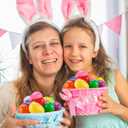 OCTERIC 180Pcs Easter Eggs, 2.3" Fillable Bright Colors Plastic Easter Eggs Empty for Easter Hunt, Easter Basket Stuffers, Party Favor, Classroom Prize Supplies