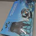 Snorkeling Gear for Adults Men Women,4 in 1 Snorkel Set with Panoramic View Diving Mask Anti-Fog Anti-Leak,Dry Top Snorkel,Fins and Travel Bag for Swimming,Snorkeling and Travel Diving (Small-Medium, PURPLE)