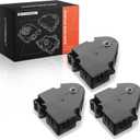 A-Premium HVAC Heater Blend Door Actuator Compatible with Buick Enclave 2008-2012 & Chevrolet Traverse 2009-2012 & GMC Acadia 2007-2012 & Saturn Outlook 2007-2010, Main, 3-PC Set