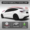 Spoiler Fit for Tesla Model 3 2017-2023, Upgrade ABS Material Rear Spoiler Wing OEM Rear Trunk Lip, Model 3 Accessories, Matte Carbon Fiber
