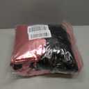 Pearl Pink and Black Square Foil Balloon Wall,19 Inches Double Sided Chrome Square Balloons Tunnel Arch Kit for Birthday,Bridal,Bachelorette,Anniversary Party Background Decorations