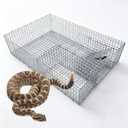 DSQSMR Snake Trap Cage Humane Snake Catcher All Kinds of Snakes -Reusable