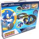 NKOK Sonic & Tails RC Slot Car Set Race Set Vehicle, Black, Cars Rase on Figure-8 Track, Features a Lap Counter, Perfect Item for Kids, Ages 5 and up