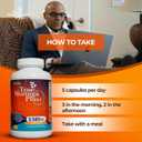 True Moringa Plus+ Focus Support Supplement 10:1 Extract | 20,000mg of Organic Moringa, Reishi, Cordyceps, Lions Mane, Ashwagandha, Bacopa Monnieri | Memory & Brain Health for Adults (150 Capsules)