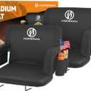 HOPERAN 25in Stadium Seats for Bleachers with Back Support, Extra Wide, 2PC