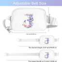 Initail Letter Personalized Belt Bag Cute Crossbody Bags for Women Fashion Waist Packs Letter A-T Waterproof Running Workout Hiking Travel Fanny Pack,J