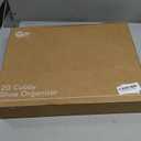 STORAGE MANIAC Stackable Shoe Cubby Organizer, Free Standing Shoe Cube Rack for Entryway, Bedroom, Apartment, Closet, 20-Cube Gray (Grey)