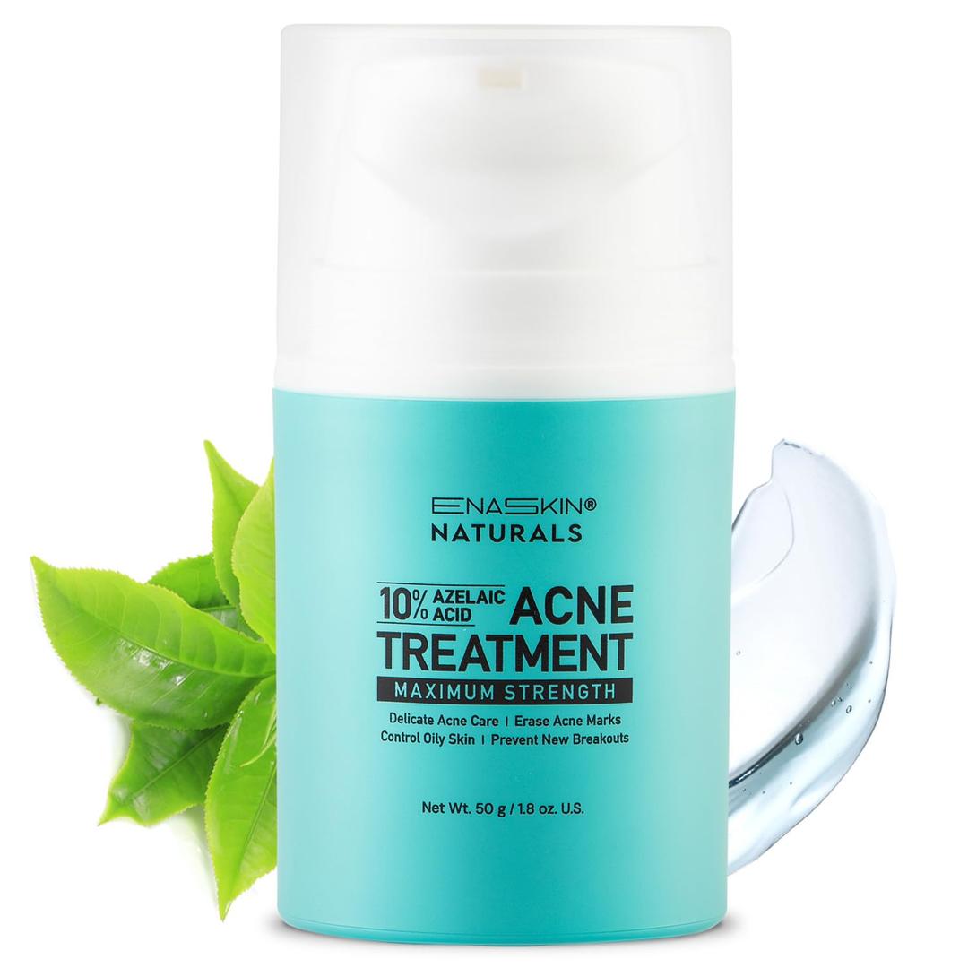 Acne Pimple Spot Treatment Cream: Cystic Hormonal Breakouts Control for Face & Back - 2% Salicylic Acid, Fast Redness Relief, Fades Blemishes & Post-Acne Marks, Teens-Adults, 1.8 oz