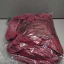 Burgundy Backdrop Curtain 2 Panels-Wrinkle-Free Champagne Curtains Polyester Photography Drapes for Baby Shower Birthday Party Photo Background Backdrop Stand- 8 X10FT (Burgundy)