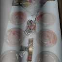 Chandeliers for Dining Rooms, 28'' Gold Globe Chandeliers, 6-Light Modern Pendant Lighting Fixtures with Open Glass Shades for Living Room, Kitchen and Bedroom