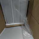 White Floating Shelves for Wall Set of 3, 16" White Shelves for Home Decor, Frame Display Wall Mounted Floating Shelf for Living Room, Bedroom, Bathroom, Kitchen