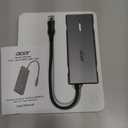 Acer USB C Docking Station Dual Monitor with 2 HDMI, 9-in-1 Laptop Docking Station with 4K@60Hz HDMI, USB A&C 3.0, SD/Micro SD, 100W PD, USB C Dock Compatible with Acer/Dell XPS/HP/Mac/Surface (15cm)