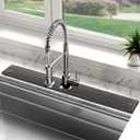 SZTCECDM 16" x 4" Faucet Mat for Kitchen Sink, Drying Stone Sink Tray, Diatomite Sink Mat for Kitchen Counter, Bathroom Counter Sink Water Splash Guard(Grey)