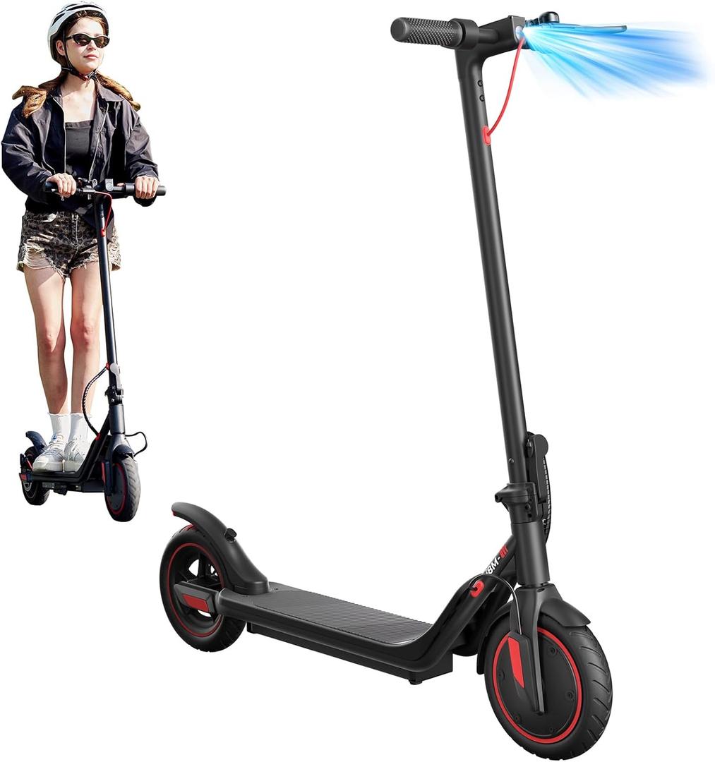 iScooter Electric Scooter for Adults, 18/12 Miles Long Range,22/19/15.6 Mph Top Speed, Commuting Electric Scooter with Cruise Control, Double Braking Systems Escooter for Adults and Teens