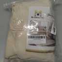 H.VERSAILTEX Velvet Stretch Couch Cushion Cover Plush Cushion Slipcover for Chair Loveseat Sofa Cushion Furniture Protector Seat Cushion Sofa Cover (2 Piece Medium Sofa Cushion Covers, Ivory)