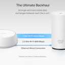 TP-Link Deco 7 BE25 BE5000 Dual-Band Wi-Fi 7 Mesh Extender  Up to 2,800 sq. ft., Dual 2.5G PoE+ Ports, IP65 Waterproof, MLO, Multiple Mounting Options, Secure by Design, 1-Pack