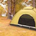 Sutekus Tent Camouflage Patterns Camping Tent Backpacking Tent for Camping Hiking Outdoor Equipment (Single - Khaki)