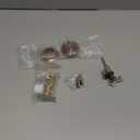 PATIKIL Keyed Alike Single Cylinder Deadbolts, Keyed Entry Door Knob Anti-Theft Exterior Door Hardware for Front Door and Entrance Door, Red-Copper