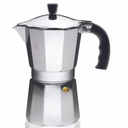 Imusa USA Aluminum Stovetop 6cup Espresso Maker (B12043V), Silver