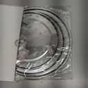 NRDBEEE Round Stainless Steel Rack 7.6" 8.5" 9.33" Inch Diameter Steaming Stand Canner Canning Racks Steamer Insert Stock Pot Steaming Tray Stand Pressure Cooker Cooking Toast Bread Salad (3 Pack)