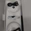 KDG 2 Pack Cordless Table Lamp, Portable LED Desk Lamps, 5000mAh Battery Operated, 3 Color Stepless Dimming Up, for Restaurant, Bedroom, Outdoor Camping, Coffee Shop, Night Light, Rechargeable (Black)